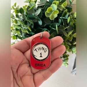“Erica” Universal's Islands Adventures Seuss Landing Thing Keychain Key Ring